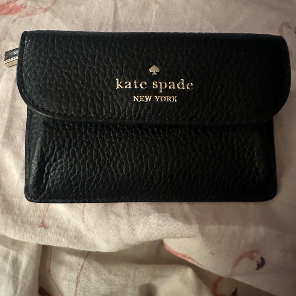 Kate Spade Black Leather Wallet